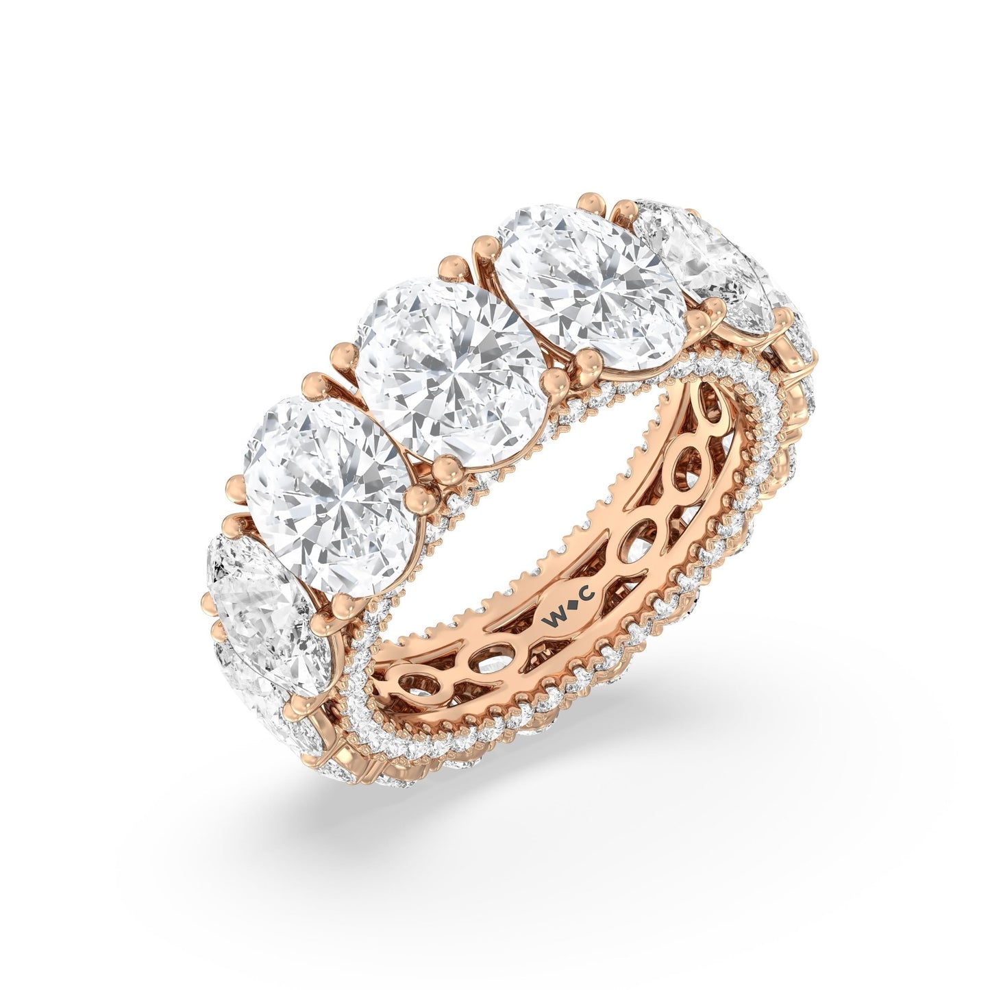 The Columbus Circle Eternity Ring - Lotus Diamond