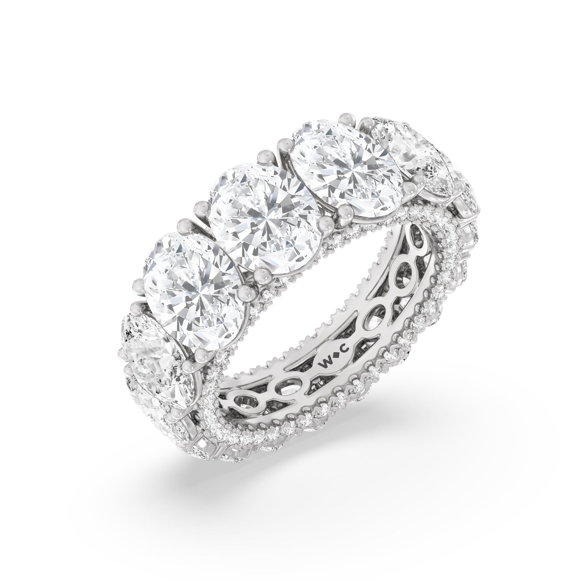 The Columbus Circle Eternity Ring - Lotus Diamond