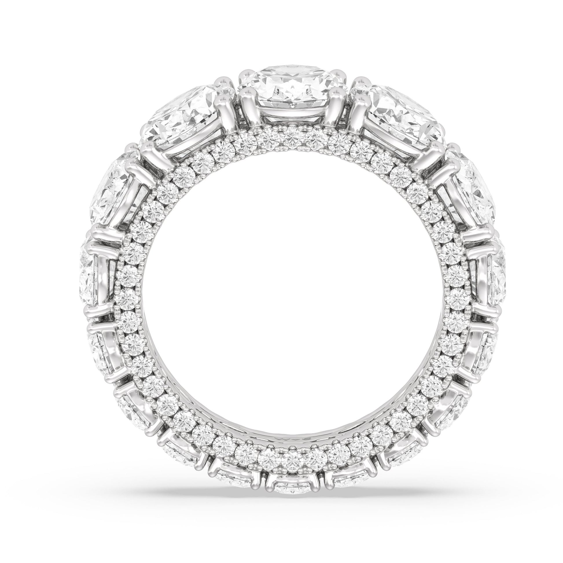 The Columbus Circle Eternity Ring - Lotus Diamond