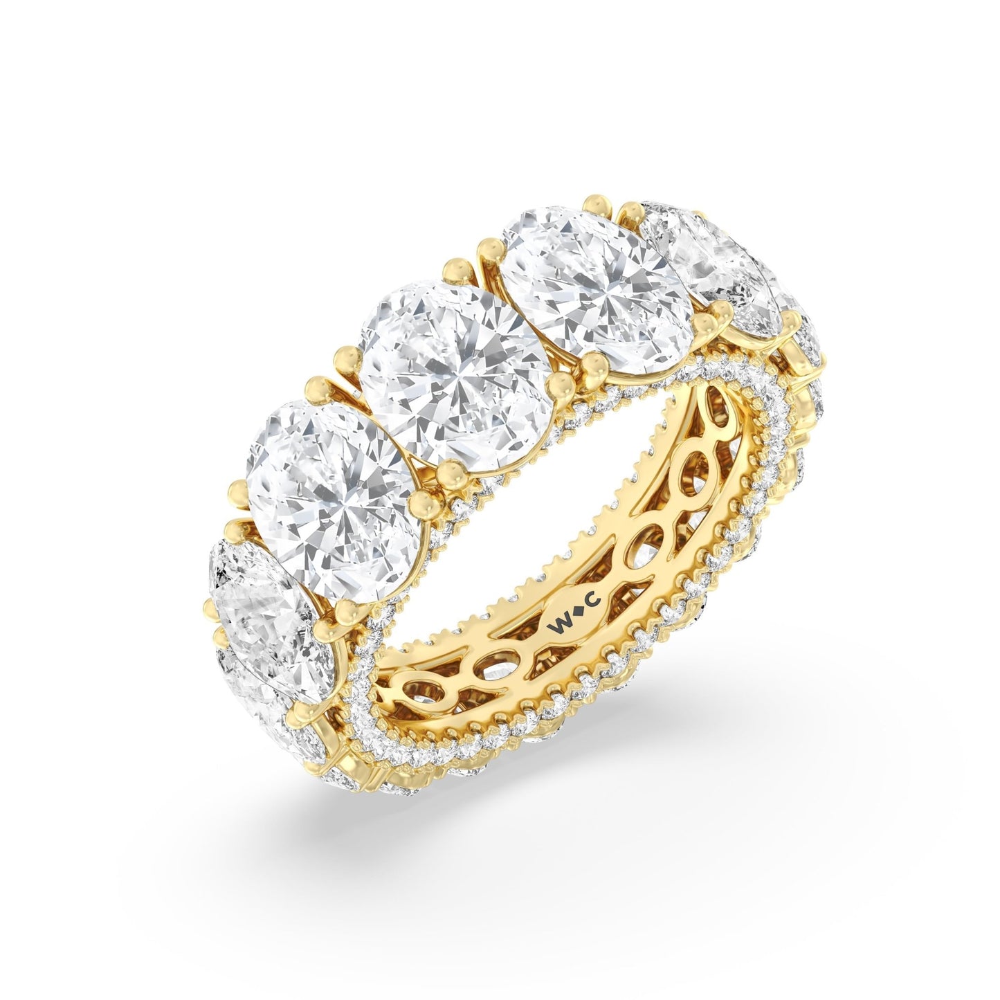 The Columbus Circle Eternity Ring - Lotus Diamond