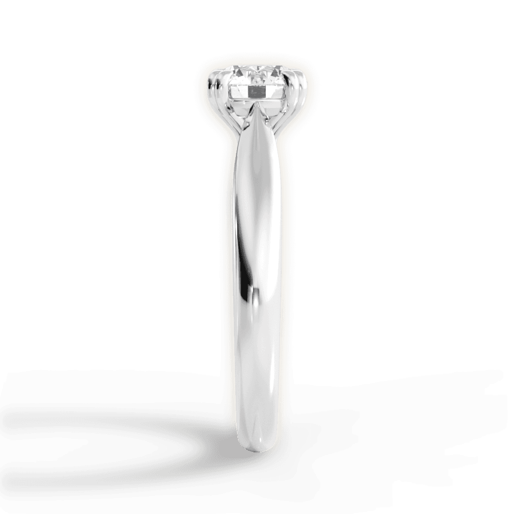 The Cordelia Solitaire - Lotus Diamond