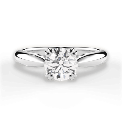 The Cordelia Solitaire - Lotus Diamond