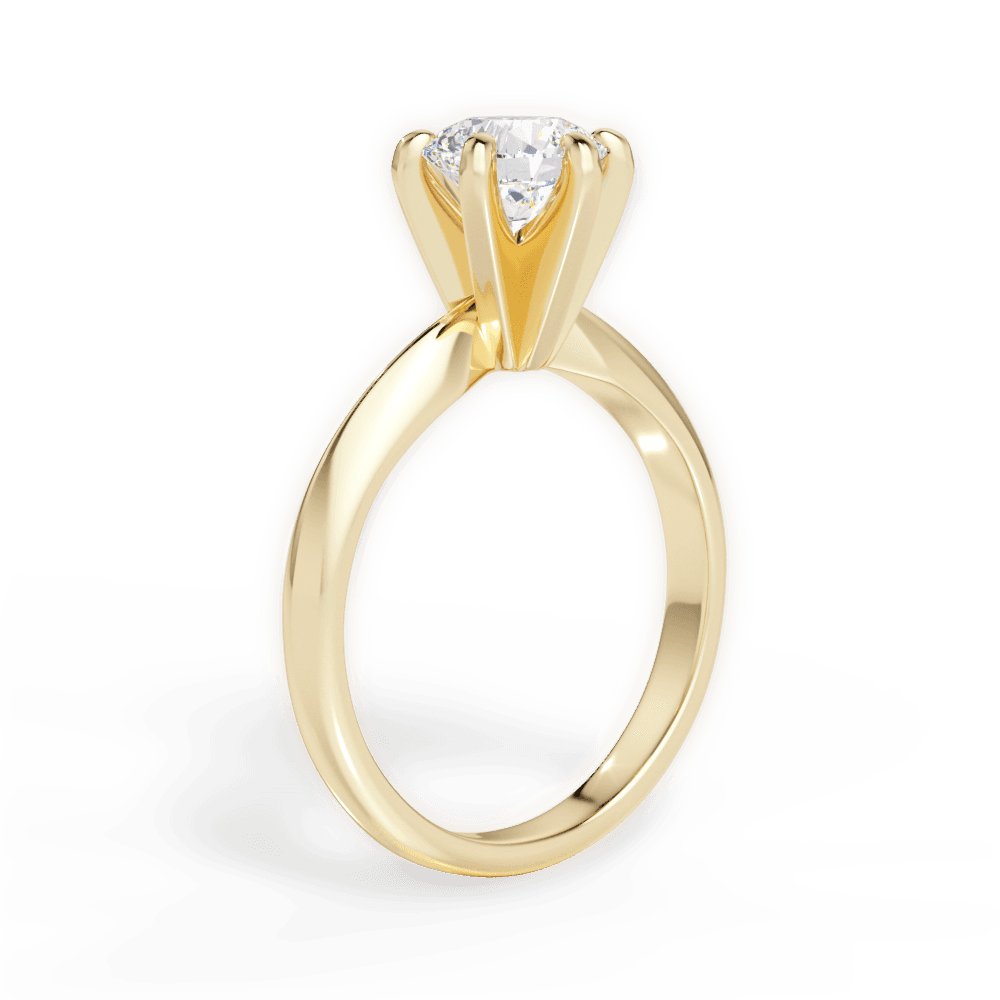 The Dafne Solitaire - Lotus Diamond