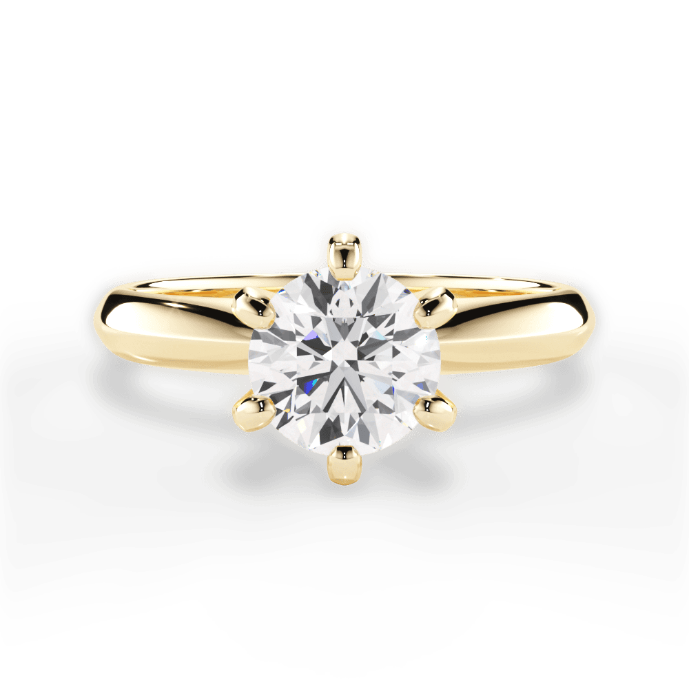 The Dafne Solitaire - Lotus Diamond