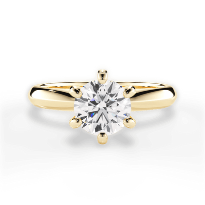 The Dafne Solitaire - Lotus Diamond