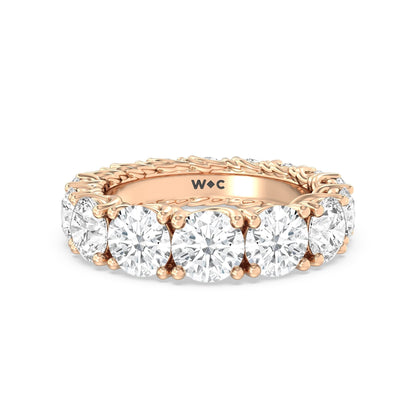 The Dumbo Eternity Ring - Lotus Diamond