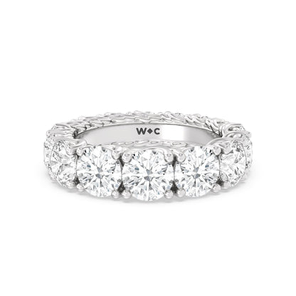 The Dumbo Eternity Ring - Lotus Diamond
