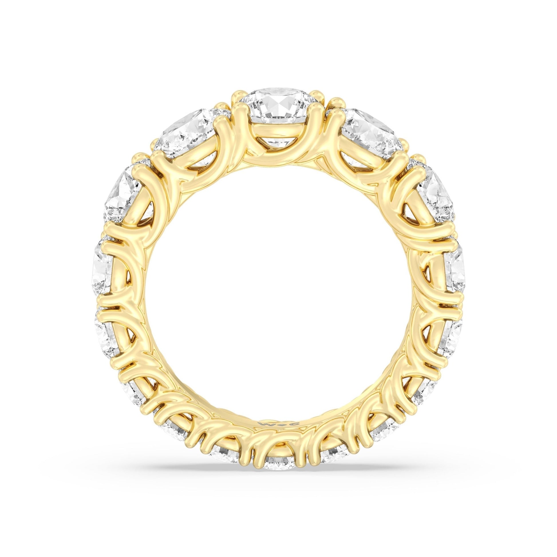 The Dumbo Eternity Ring - Lotus Diamond