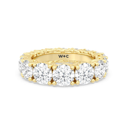 The Dumbo Eternity Ring - Lotus Diamond