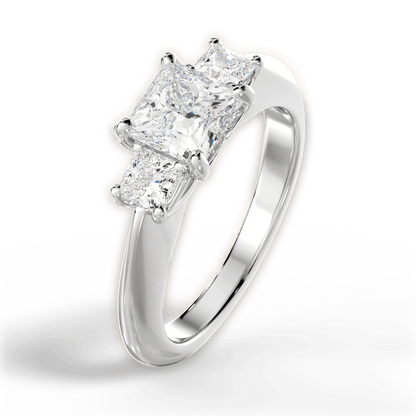 The Ellie Three - Stone - Lotus Diamond