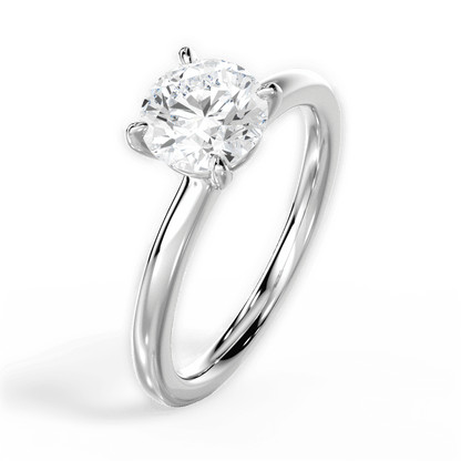 The Elodie Solitaire - Lotus Diamond
