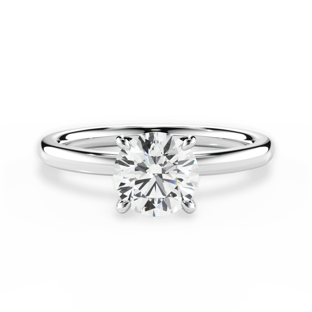 The Elodie Solitaire - Lotus Diamond