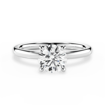 The Elodie Solitaire - Lotus Diamond