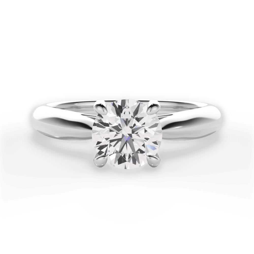 The Elowen Solitaire - Lotus Diamond