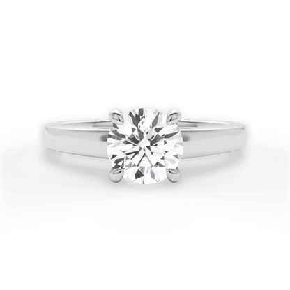 The Flora Solitaire - Lotus Diamond