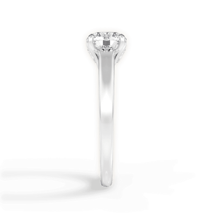 The Flora Solitaire - Lotus Diamond