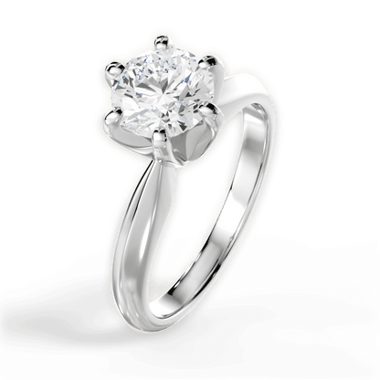 The Juno Solitaire Lotus Diamond
