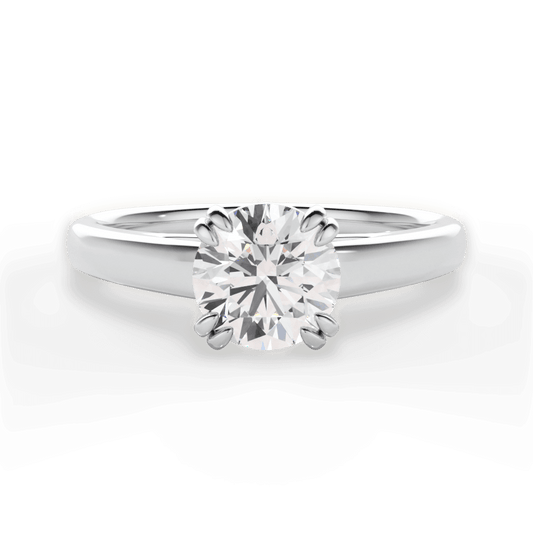 The Kendra Solitaire - Lotus Diamond