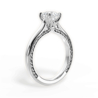 The Kenzie Solitaire - Lotus Diamond