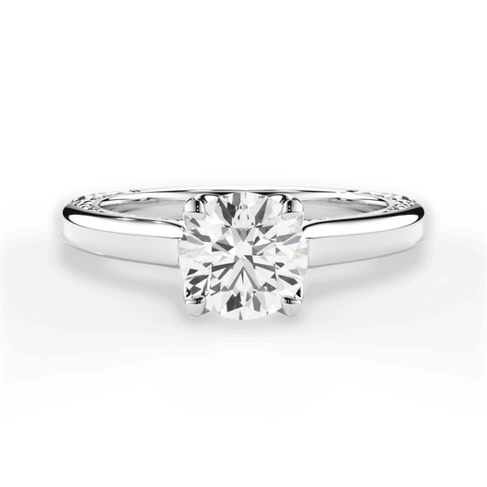 The Kenzie Solitaire - Lotus Diamond