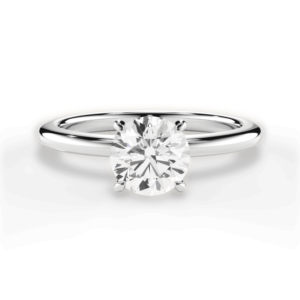 The Maude Solitaire Lotus Diamond