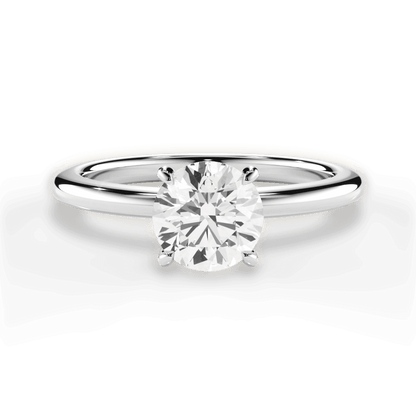 The Maude Solitaire Lotus Diamond