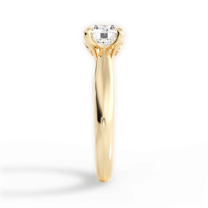 The Melina Solitaire - Lotus Diamond