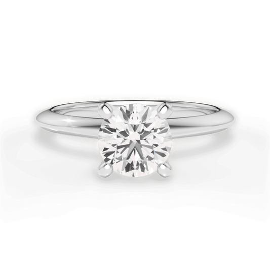 The Milena Solitaire - Lotus Diamond