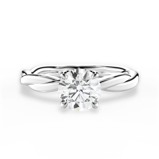 The Nina Solitaire - Lotus Diamond
