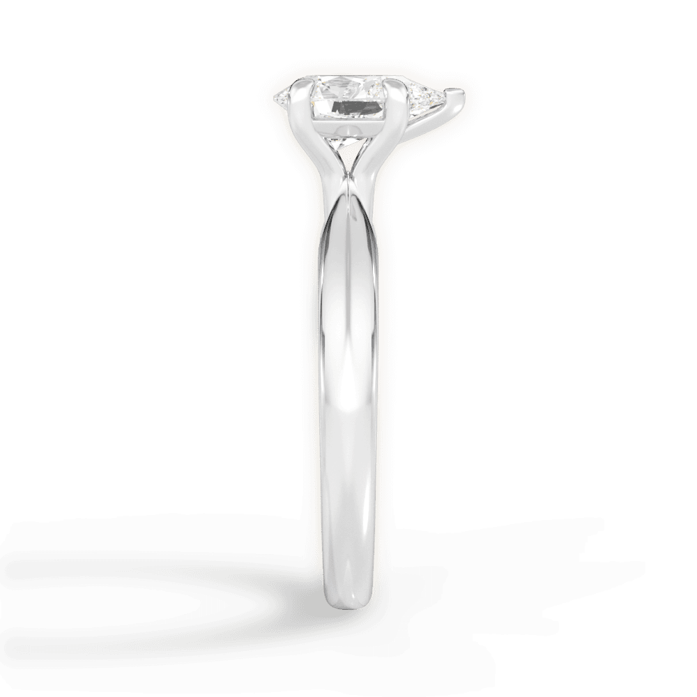 The Ottilie Solitaire Engagement Ring Lotus Diamond