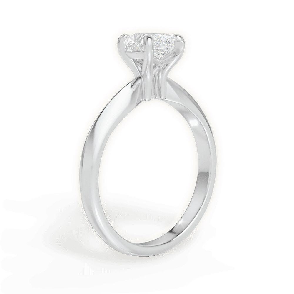 The Ottilie Solitaire Engagement Ring Lotus Diamond