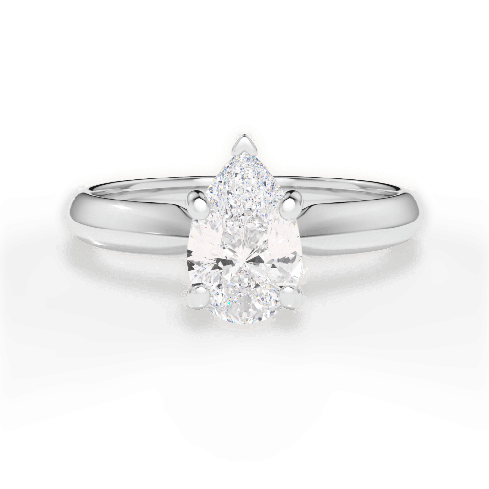 The Ottilie Solitaire Engagement Ring Lotus Diamond