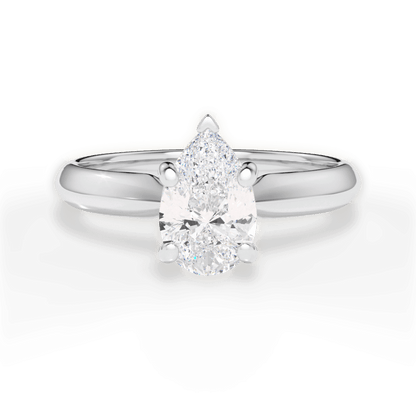 The Ottilie Solitaire Engagement Ring Lotus Diamond