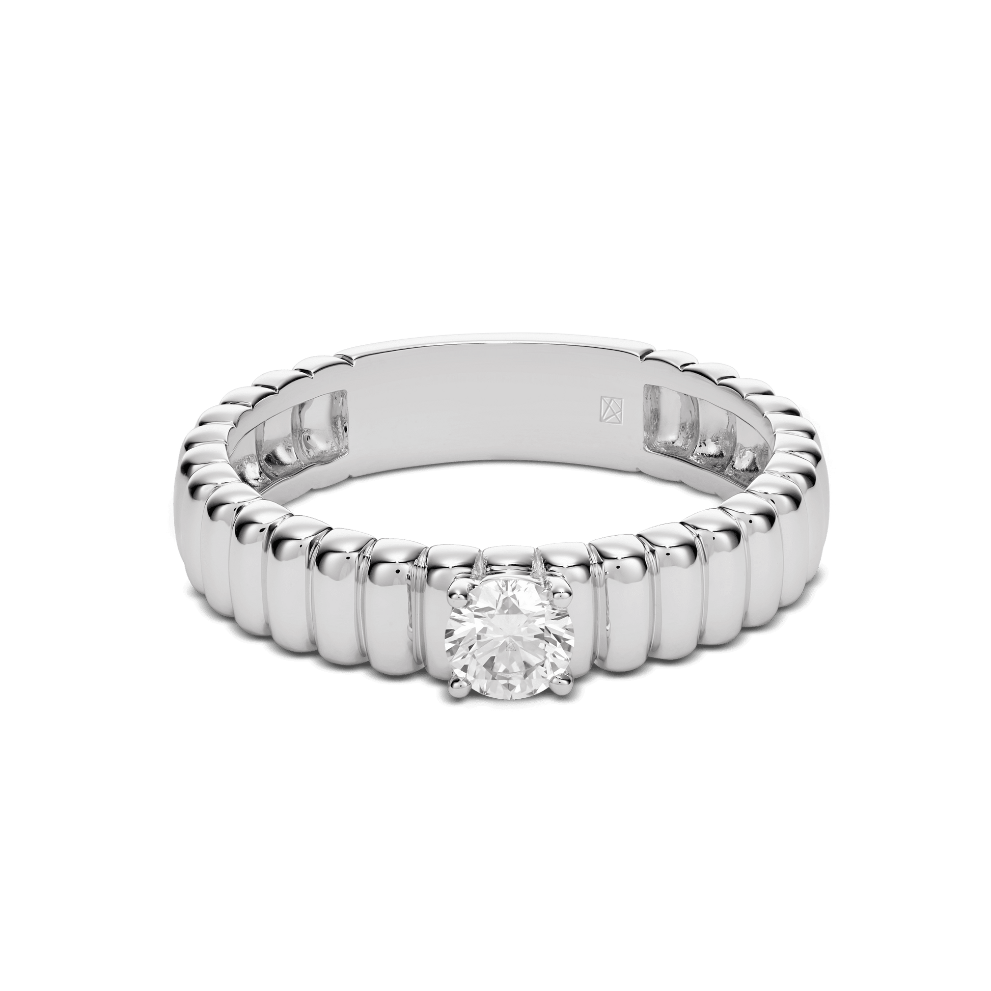 The Poet Ring - Lotus Diamond
