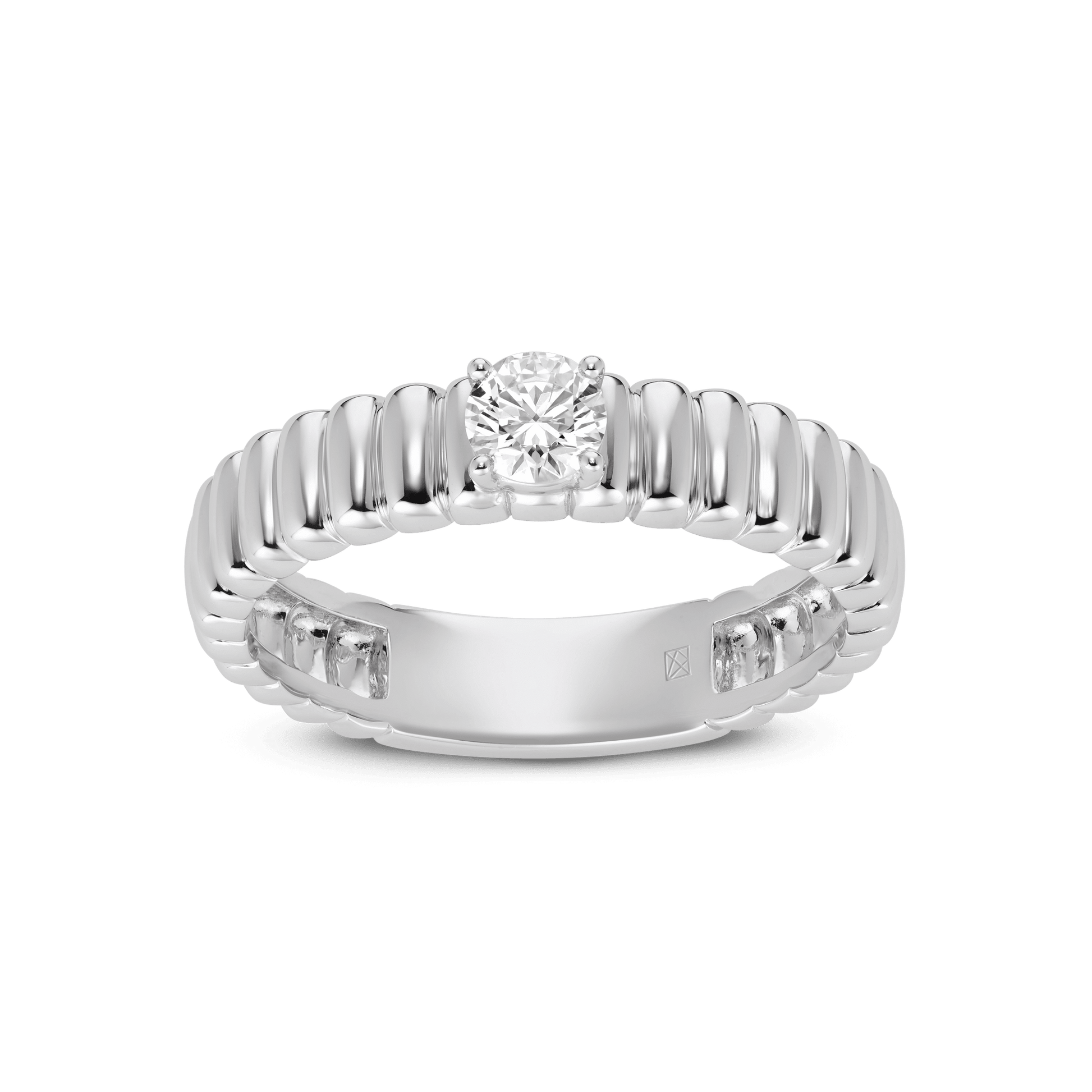The Poet Ring - Lotus Diamond