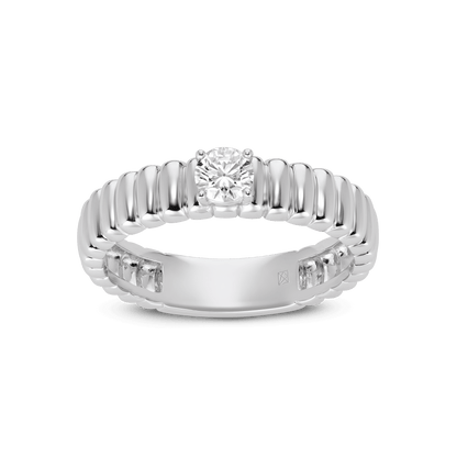 The Poet Ring - Lotus Diamond