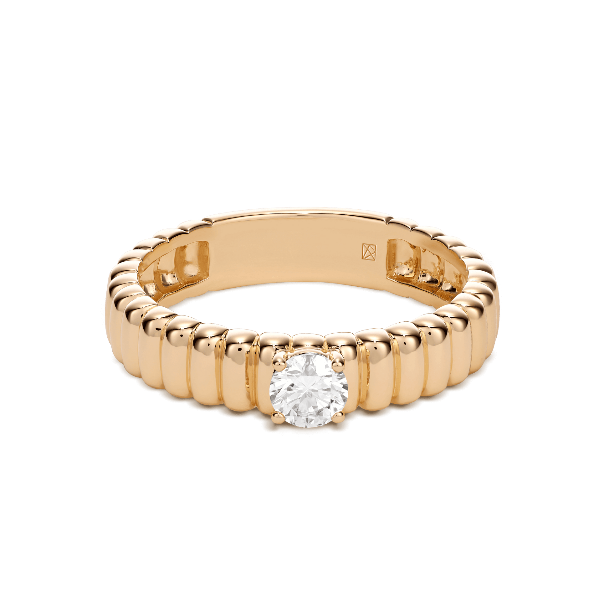 The Poet Ring - Lotus Diamond