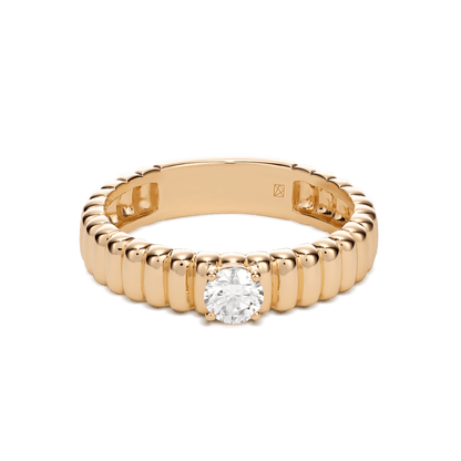 The Poet Ring - Lotus Diamond