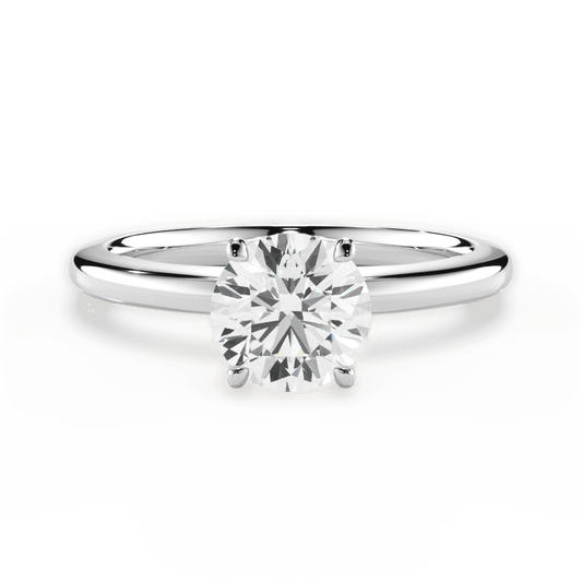 The Priya Solitaire - Lotus Diamond