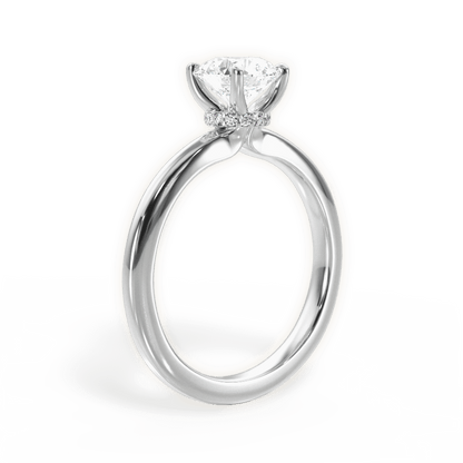 The Priya Solitaire - Lotus Diamond