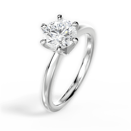 The Quinn Solitaire - Lotus Diamond