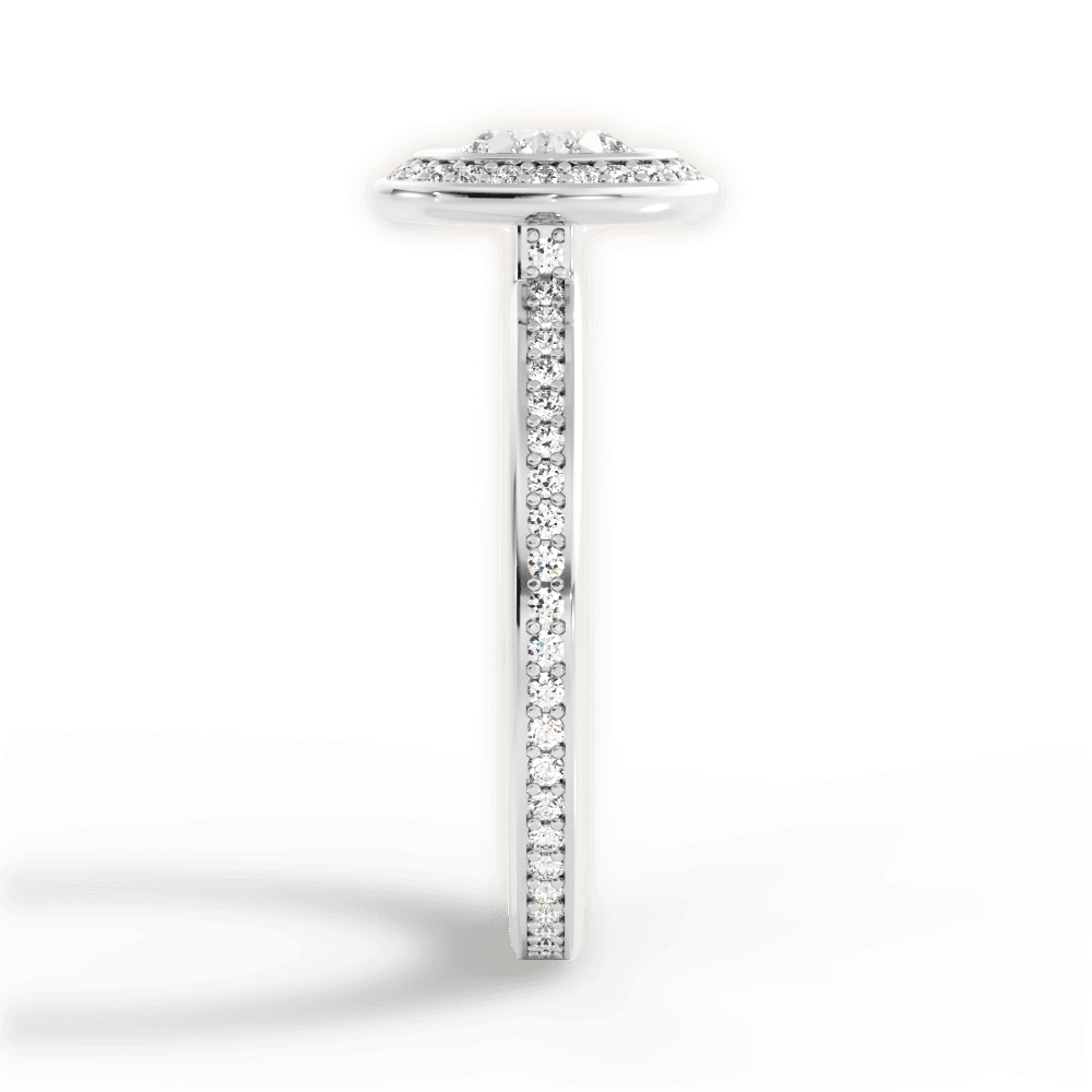 The Ritani Endless Love Halo Lotus Diamond