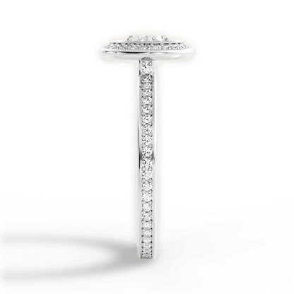 The Ritani Endless Love Halo Lotus Diamond