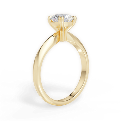 The Romie Solitaire - Lotus Diamond
