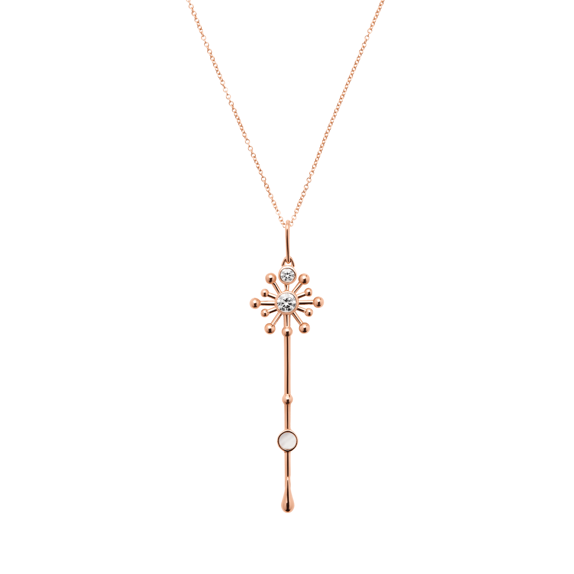 The Roseate x Lightbox Light Wand Pendant - Lotus Diamond