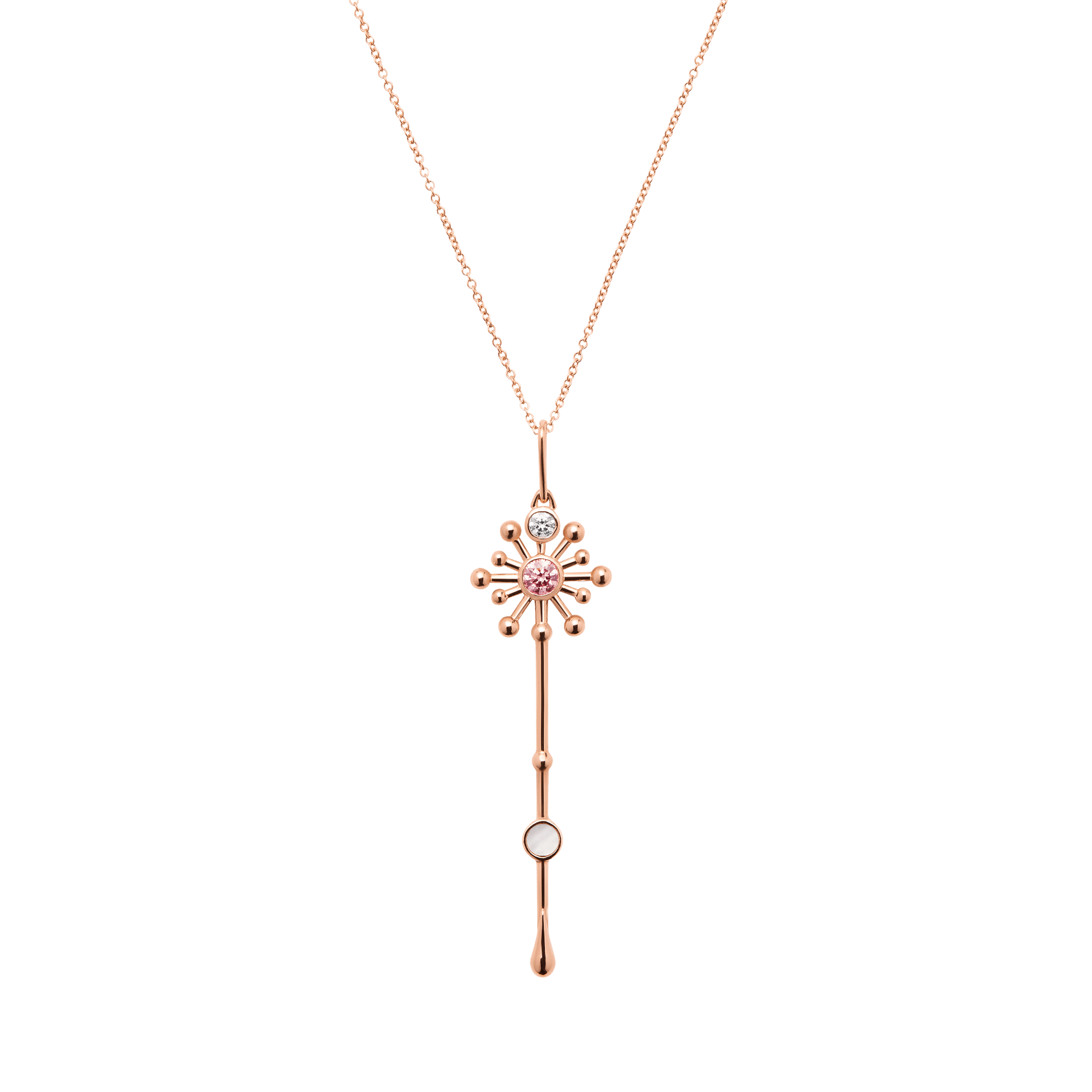The Roseate x Lightbox Light Wand Pendant - Lotus Diamond