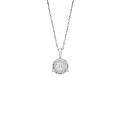 The Round Brilliant Solitaire Bale Pendant - Lotus Diamond