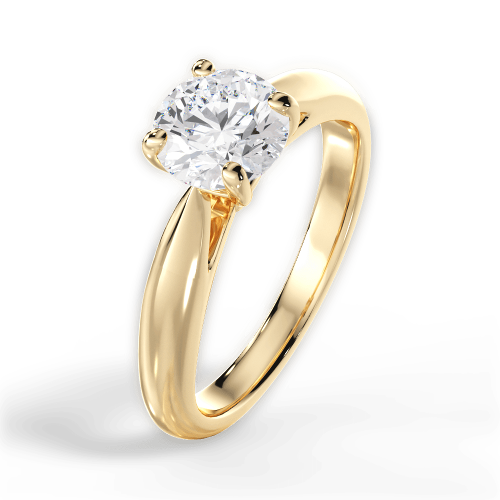 The Sadie Solitiare Lotus Diamond