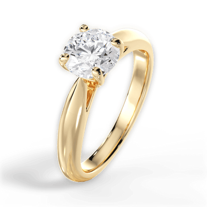 The Sadie Solitiare Lotus Diamond