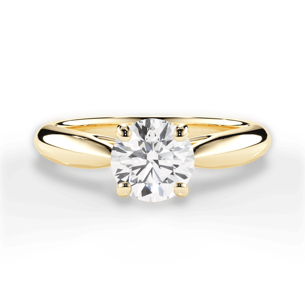 The Sadie Solitiare Lotus Diamond